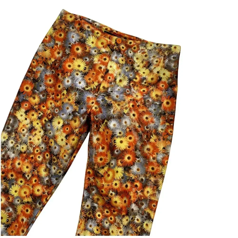 Tark '1 Paris Daisy Print Pants - Picture 2 of 5